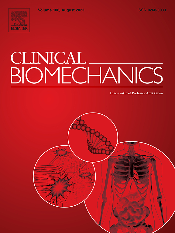Go to journal home page - Clinical Biomechanics
